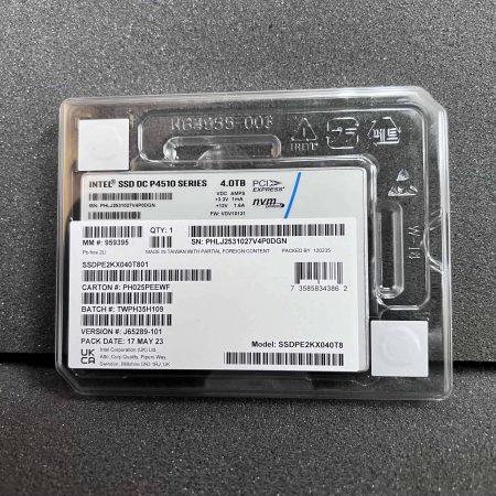 intel dc p4510 2.5 inch u2 pcie nvme 企業級 ssd 4tb