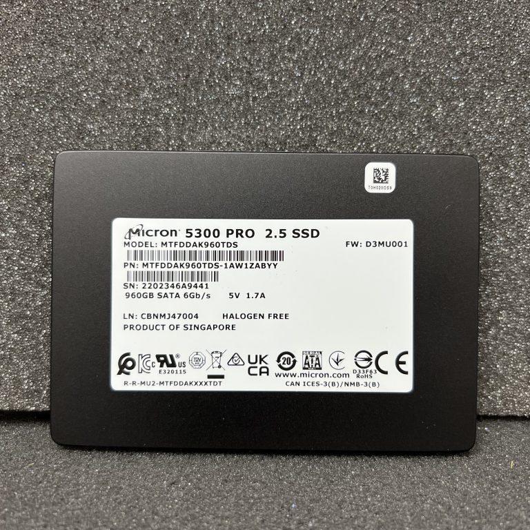 Micron 5300 PRO 960GB SATA SSD MTFDDAK960TDS - LESHOP.HK