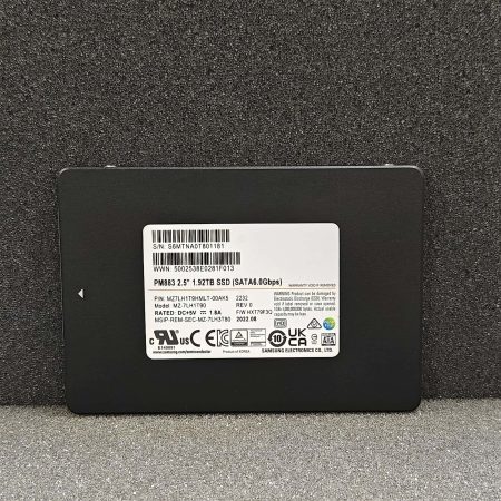 samsung pm883 1.92tb ssd 2.5″ sata (mz7lh1t9hmlt 00ak5)