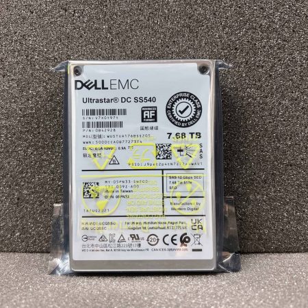 dell emc ultrastar dc ss540 7.68tb ssd 2.5″ sas (wustva176bss205)