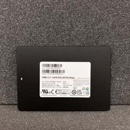samsung pm883 3.84tb ssd 2.5″ sata (mz7lh3t8hmlt 00ak5)