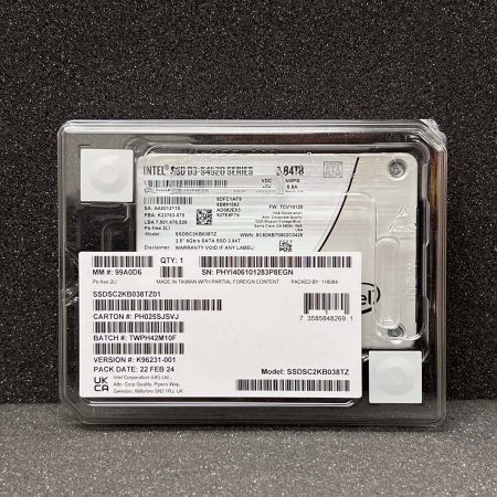 intel d3 s4520 3.84tb ssd 2.5" u.2 pcie nvme (ssdsc2kb038tz)