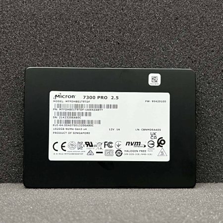 micron 7300 pro 1.6tb ssd 2.5″ u.2 pcie nvme (mtfdhbe1t9tdf 1aw4zabyy)