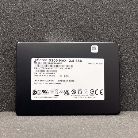 Micron 5300 MAX 960GB SSD 2.5″ SATA (MTFDDAK960TDT-1AW1ZABYY)