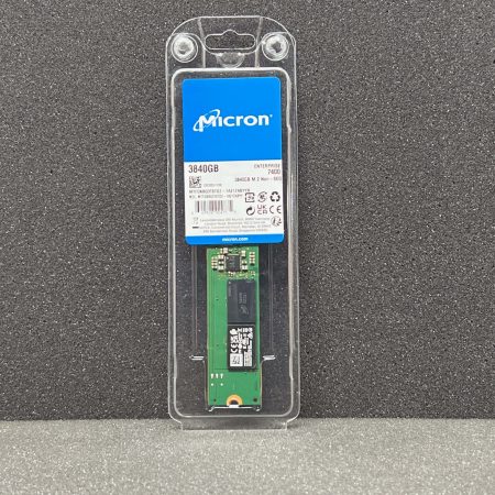 Micron 7400 PRO 3.84TB SSD M.2 PCIe NVMe (MTFDKBG3T8TDZ-1AZ1ZABYYR)