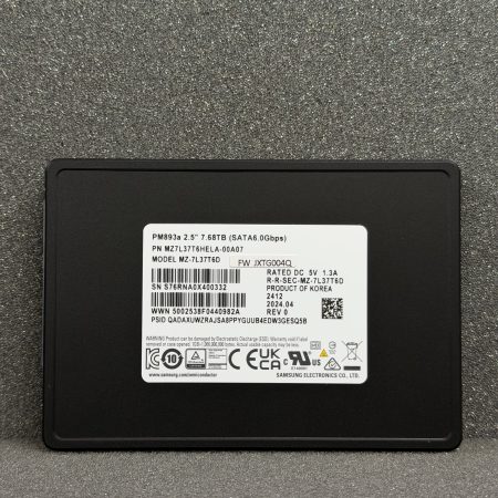 Samsung PM893a 7.68TB SSD 2.5″ SATA (MZ7L37T6HBLA-00A07)