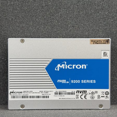 Micron 9200 PRO 3.84TB SSD 2.5″ U.2 PCIe NVMe (MTFDHAL3T8TCT-1AR1ZABYY)
