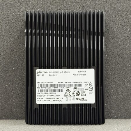 micron 7450 max 12.8tb ssd 2.5″ u.3 pcie nvme (mtfdkcc12t8tfs 1bc1zabyy)